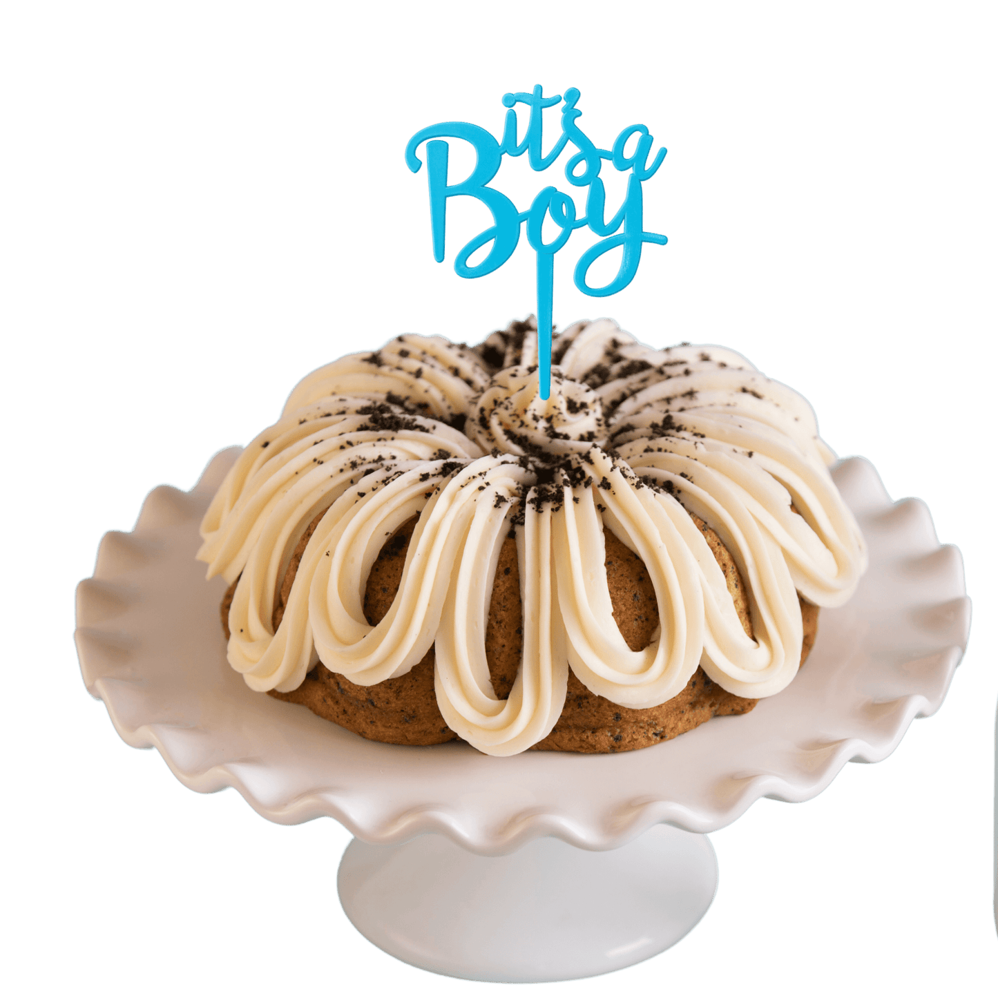 Double Chocolate | "IT'S A BOY" Bundt Cake