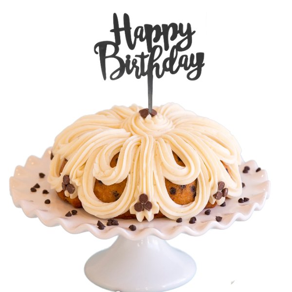 Banana Bundt cake popular candles