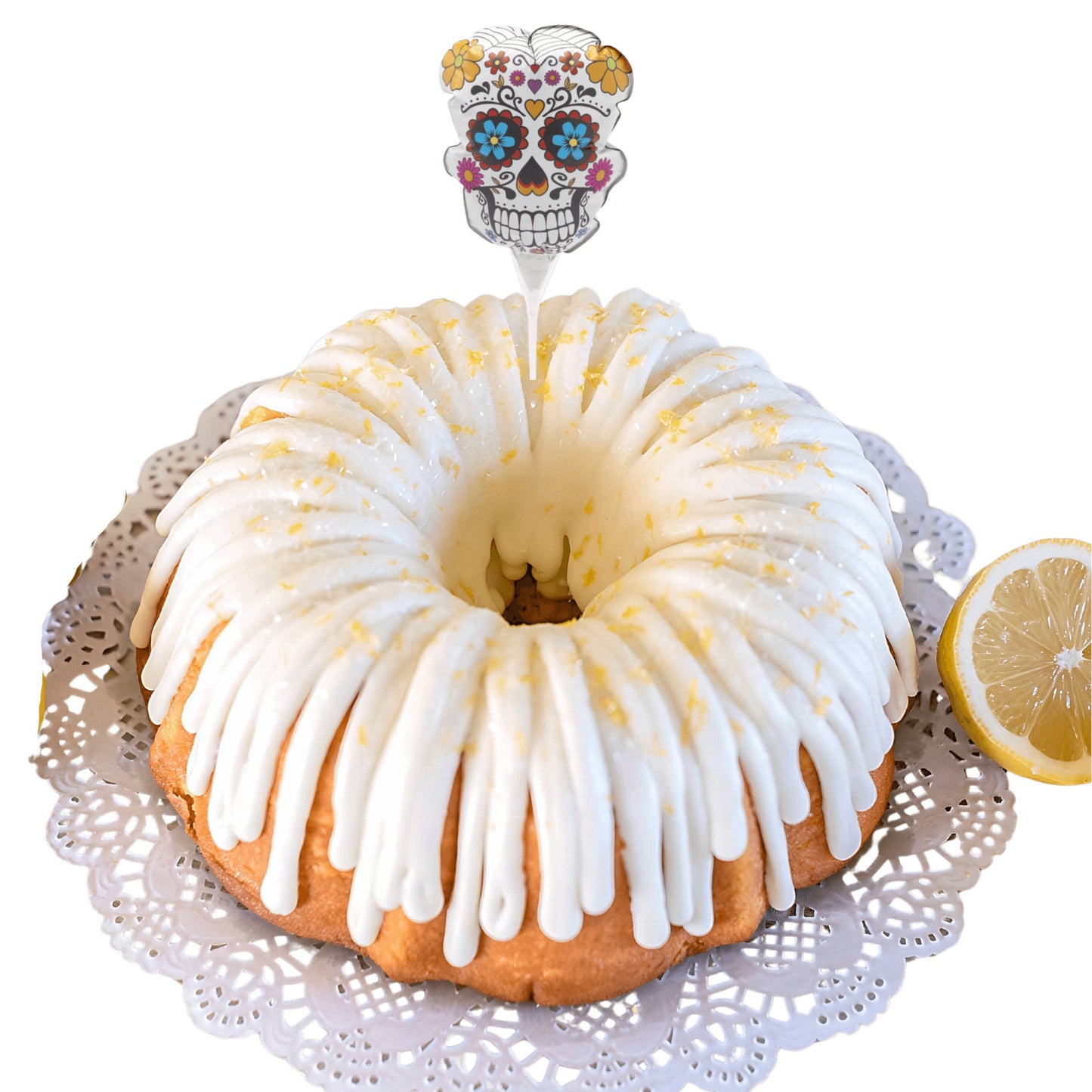 Lemon squeeze Inflatable Día de los Muertos Anagram® Bundt