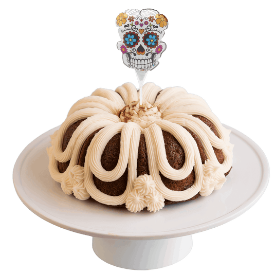 24 Carrot Inflatable Día de los Muertos Anagram® Bundt Cake-Bundt Cakes-