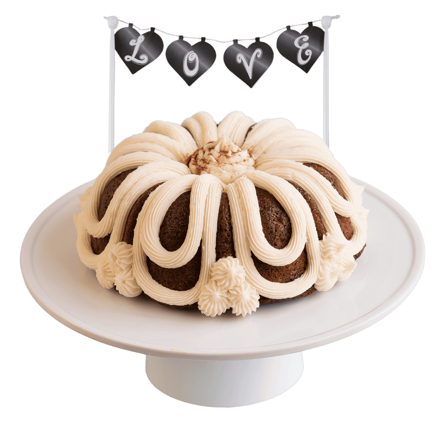 24 Carrot "LOVE" Cake Banner 8", 10" Bundt Cake-Wholesale Supplies-