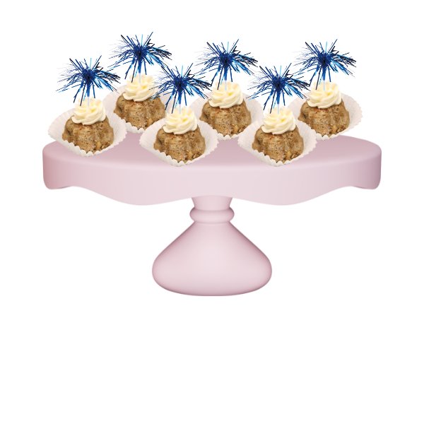 24 Carrot | Blue Sparkler Bitty Bundts