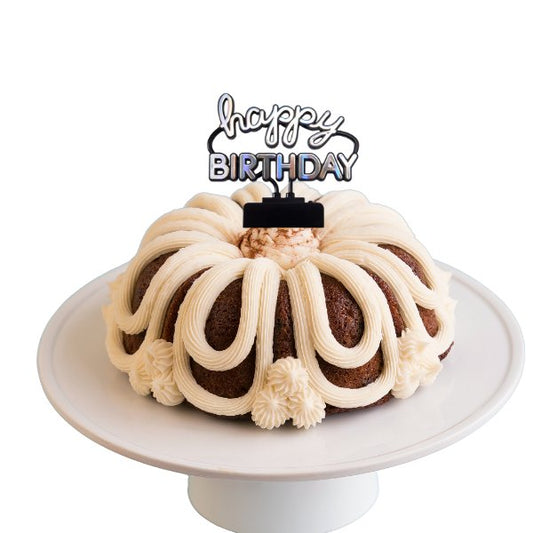 24 Carrot | "HAPPY BIRTHDAY" Neon Sign Bundt Cake