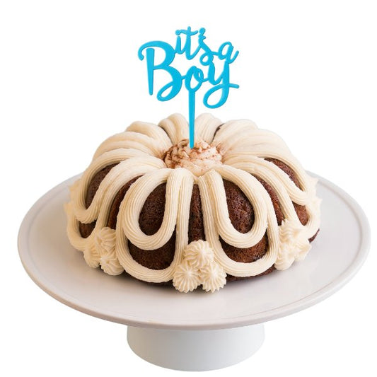 24 Carrot | "IT'S A BOY" Bundt Cake