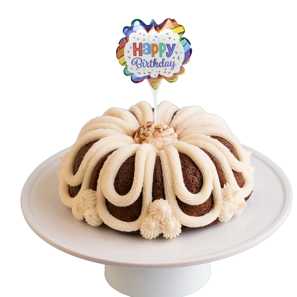 Big Bundt Cakes | Inflatable Happy Birthday Anagram® Bundt