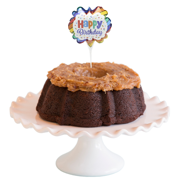 Big Bundt Cakes | Inflatable Happy Birthday Anagram® Bundt