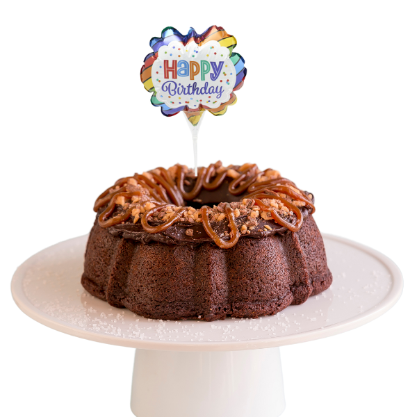 Big Bundt Cakes | Inflatable Happy Birthday Anagram® Bundt