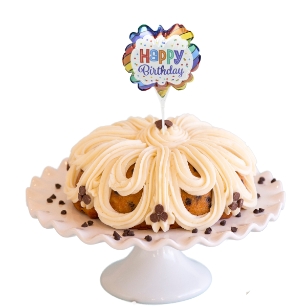 Big Bundt Cakes | Inflatable Happy Birthday Anagram® Bundt