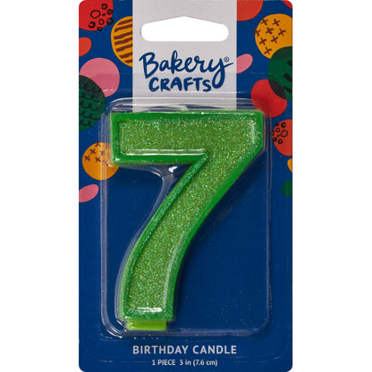 Candles | Numeral 7 Glitter