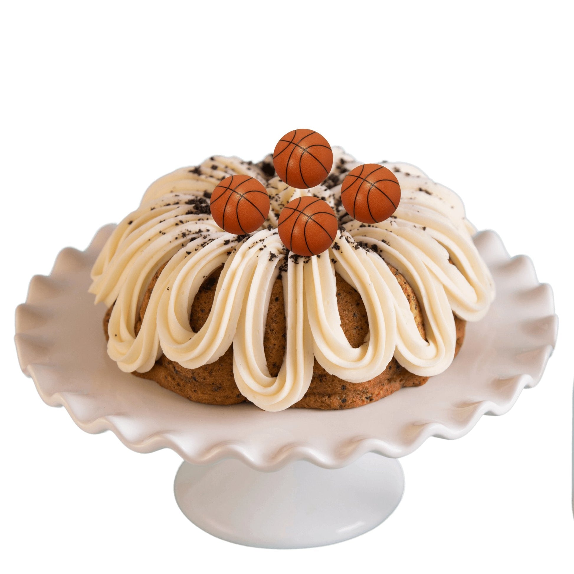 8" Shipping Big Bundt Cakes | Basketball Themed Bundt Cake