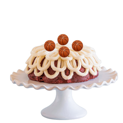 8" Shipping Big Bundt Cakes | Basketball Themed Bundt Cake