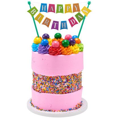 Cake Toppers | Happy Birthday Banner