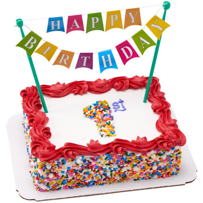 Cake Toppers | Happy Birthday Banner