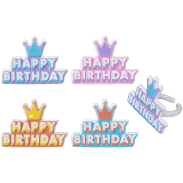 Cake Toppers | Birthday Crown Cake Toppers