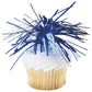 Cake Toppers | Blue Spray Mylar Cake Toppers