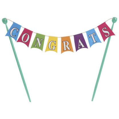 Cake Toppers | Congrats Banner