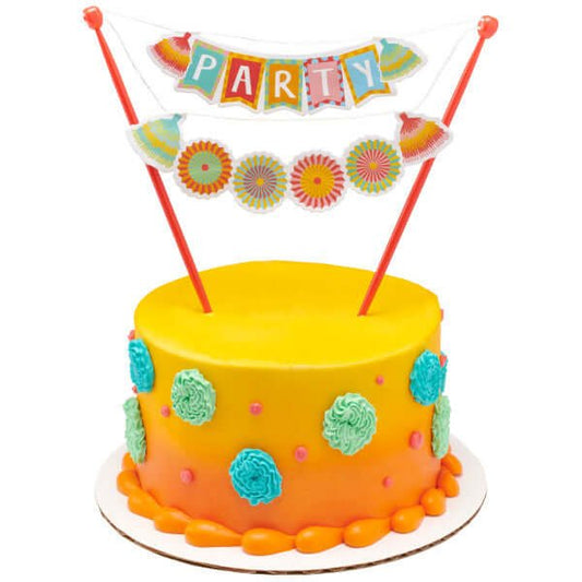 Cake Toppers | Festive "Party" Banner