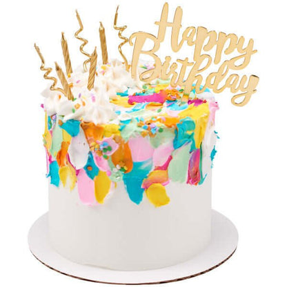 Cake Toppers | Happy Birthday Assortment Candle Holder