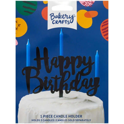 Cake Toppers | Happy Birthday Assortment Candle Holder