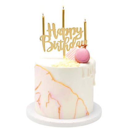 Cake Toppers | Happy Birthday Assortment Candle Holder