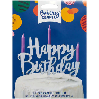 Cake Toppers | Happy Birthday Assortment Candle Holder