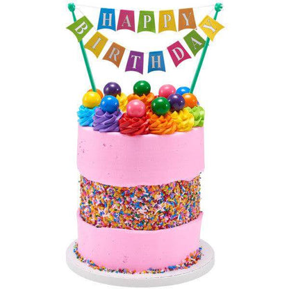 Cake Toppers | Happy Birthday Banner