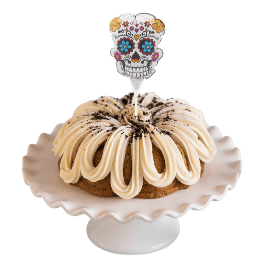 Cookies n' Cream Inflatable Día de los Muertos Anagram® Bundt Cake-Bundt Cakes-