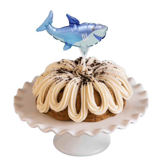 Cookies n' Cream Inflatable Shark Anagram® Bundt Cake-Bundt Cakes-