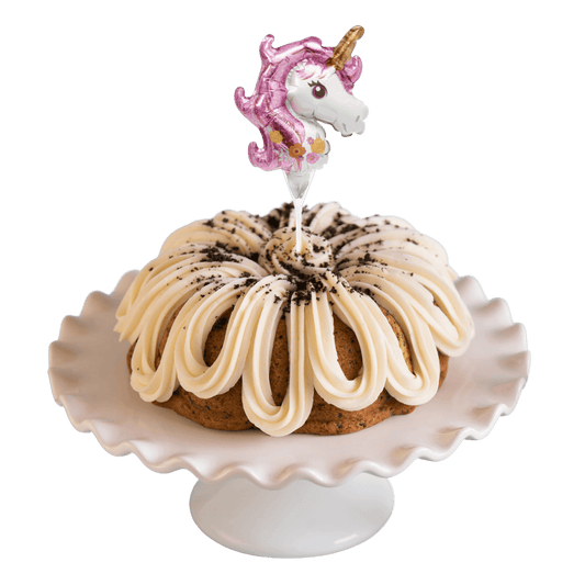 Cookies n' Cream Inflatable Unicorn Anagram® Bundt Cake-Bundt Cakes-