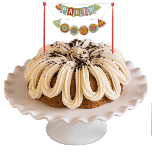 Cookies n Cream "PARTY" Fiesta Banner Bundt Cake-Bundt Cakes-