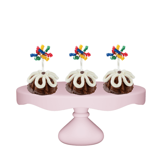 Double Chocolate 4-Color Primary Ribbon Bundties-Bundt Cakes-