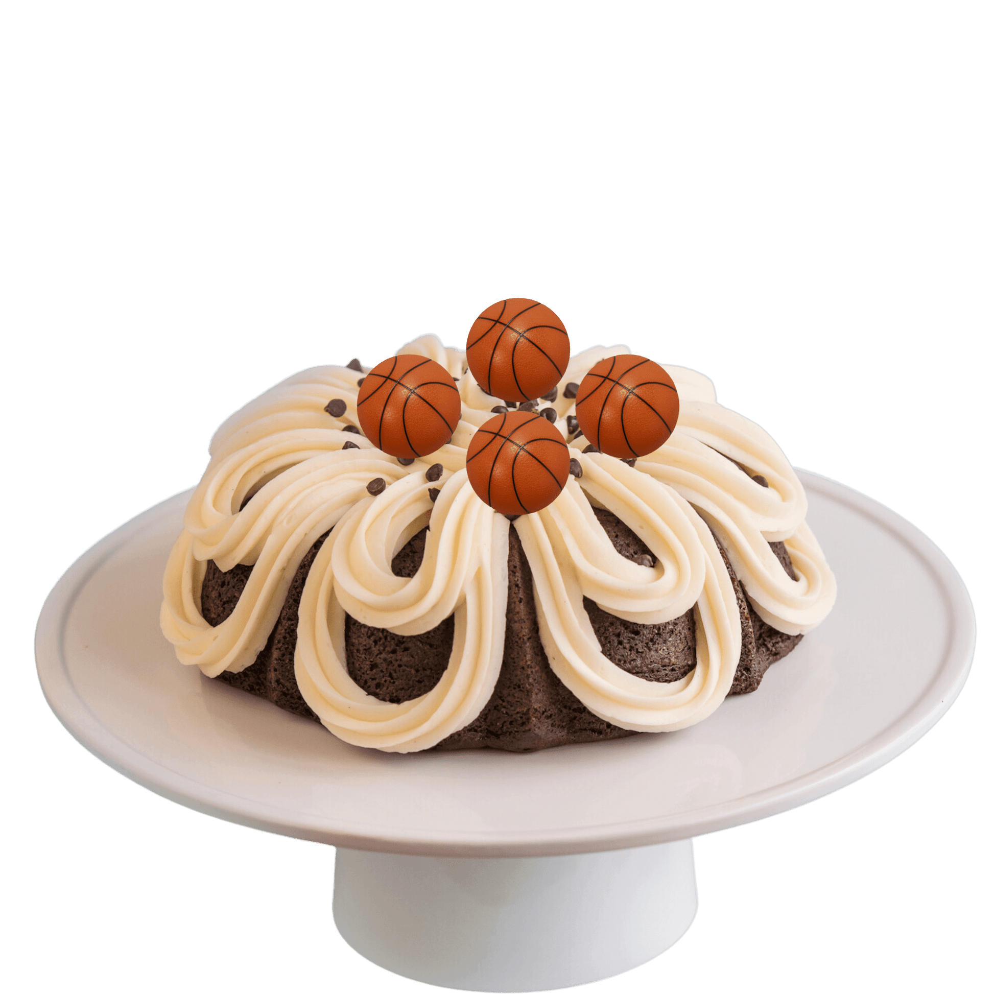 Double Chocolate | Basketball Bundt Cake