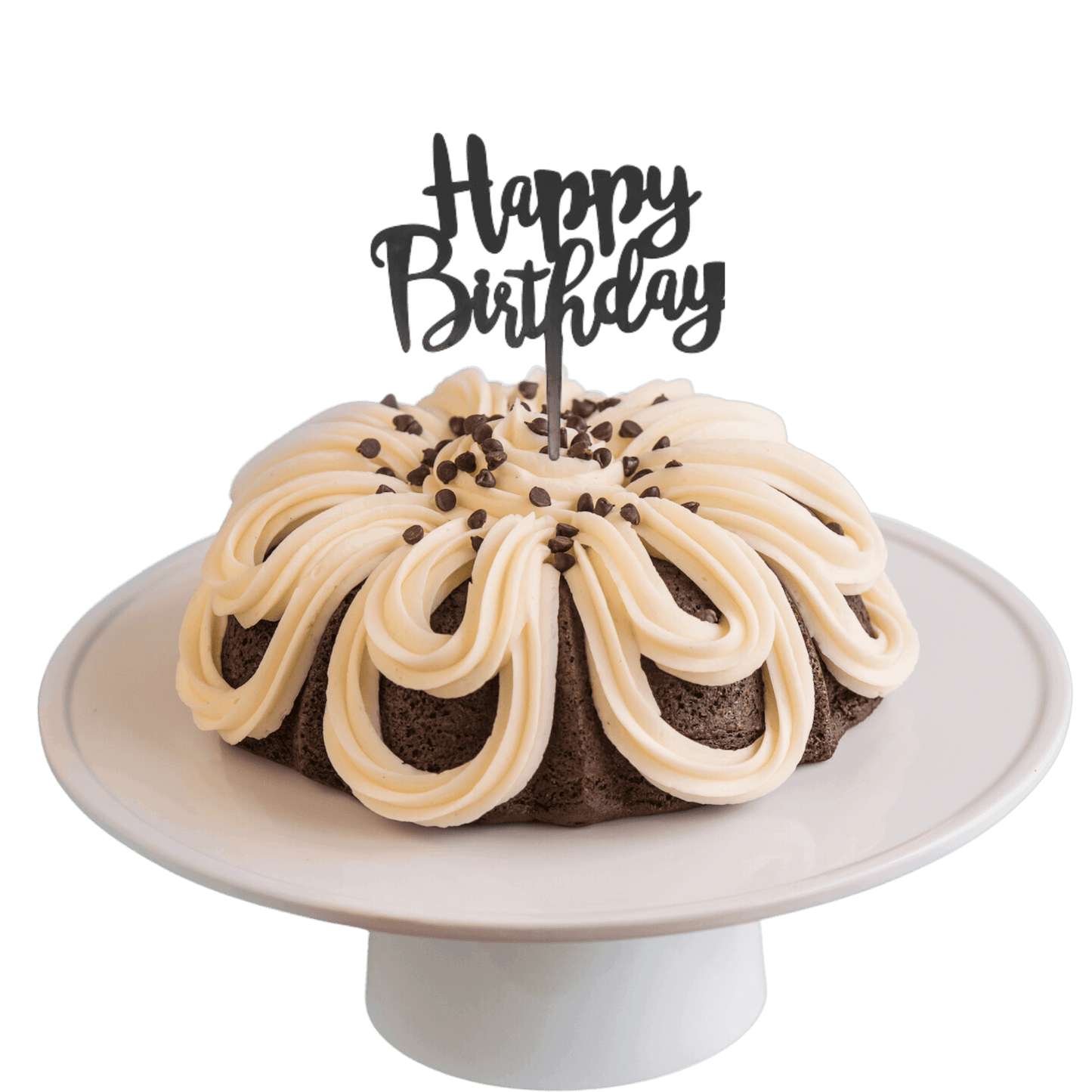 Big Bundt Cakes | "HAPPY BIRTHDAY" Topper & Candle Holder Bundt