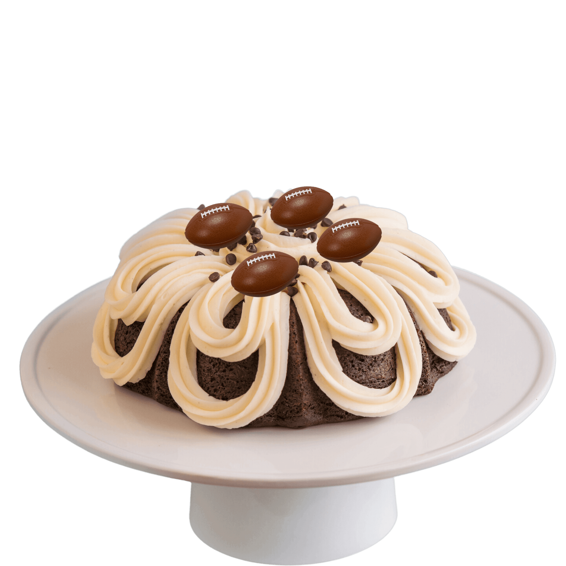 Double Chocolate | Football Bundt Cake