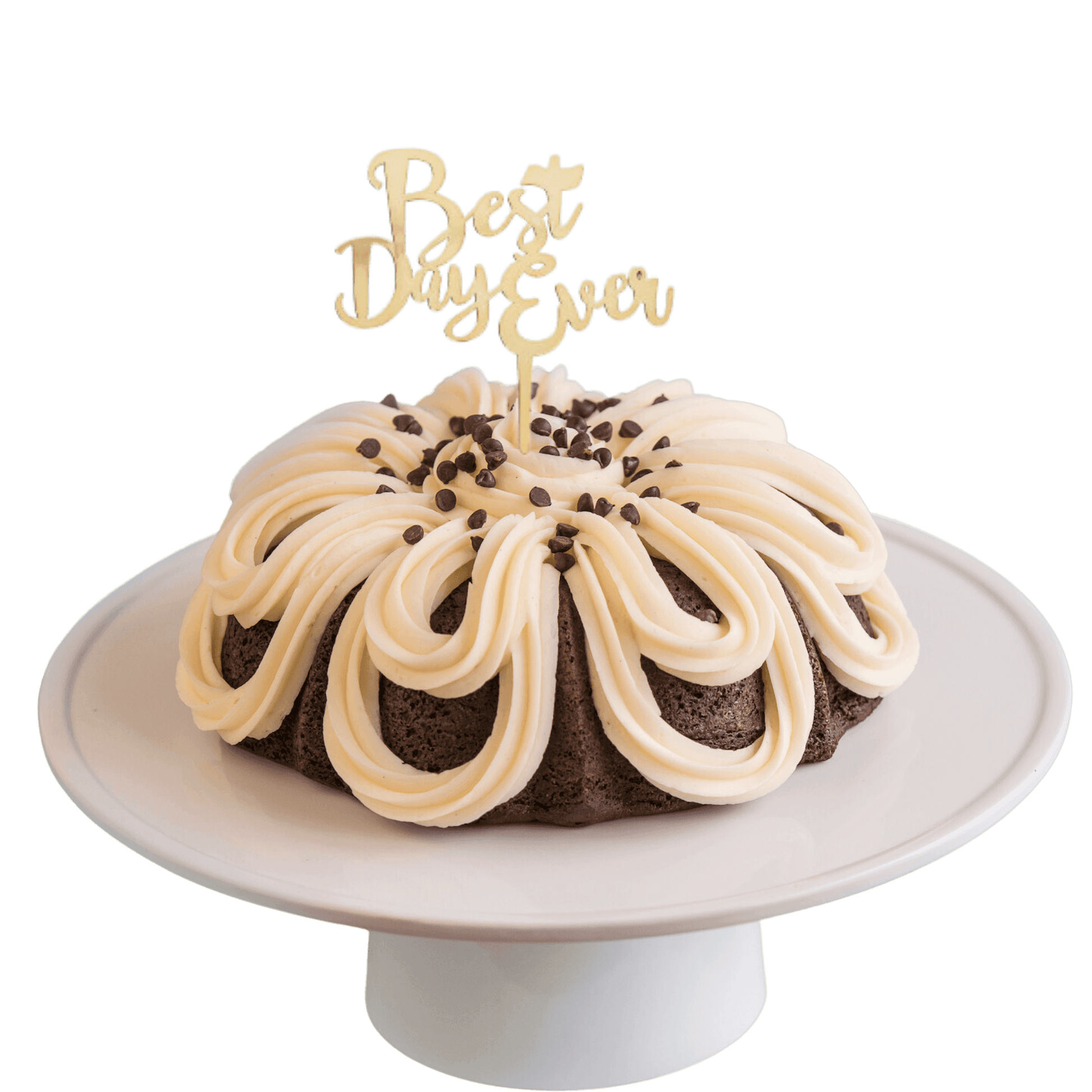 Big Bundt Cakes | "BEST DAY EVER" Candle Holder Bundt Cake - Bundt Cakes