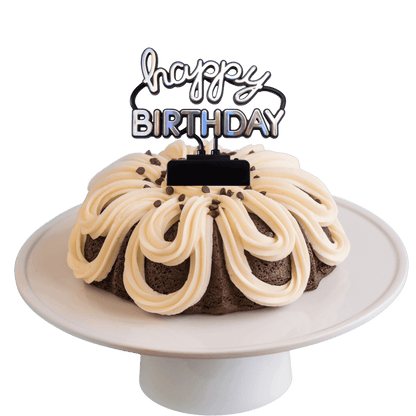 Big Bundt Cakes | "HAPPY BIRTHDAY" Neon Sign Bundt Cake