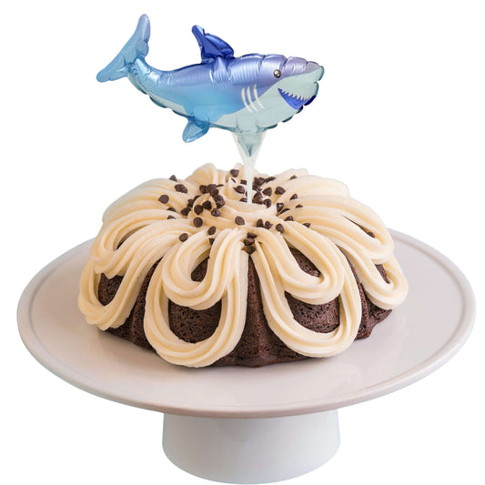 Double Chocolate Inflatable Shark Anagram® Bundt Cake