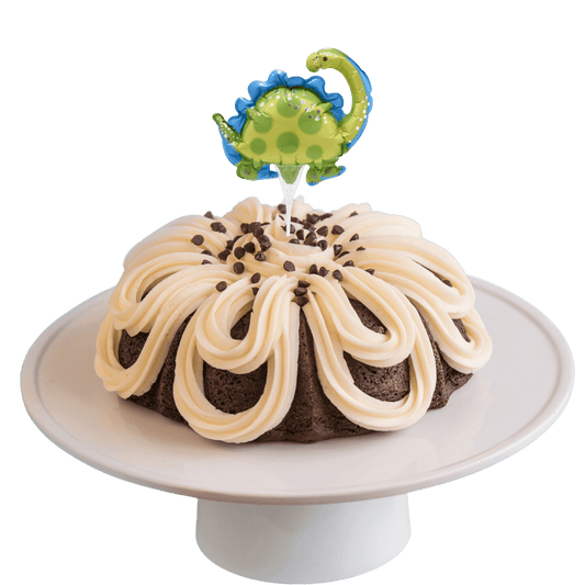 Double Chocolate Inflatable Stegosaurus Anagram® Bundt Cake-Bundt Cakes-