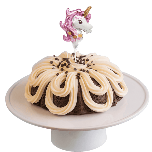 Double Chocolate Inflatable Unicorn Anagram® Bundt Cake-Bundt Cakes-