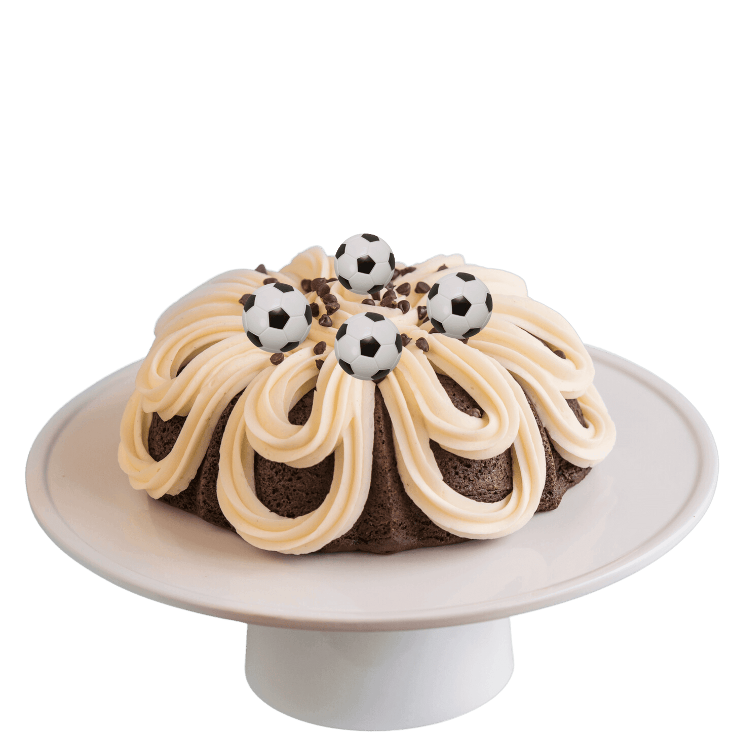 Double Chocolate Soccer Bundt Cake - Bundt Cakes