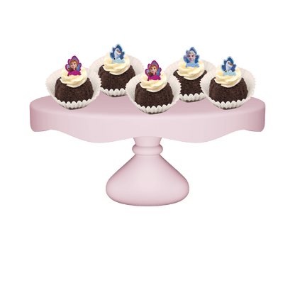 One Dozen Double Chocolate Disney Frozen Elsa, Anna and Olaf Bitty Bundt Cakes-Bundt Cakes-