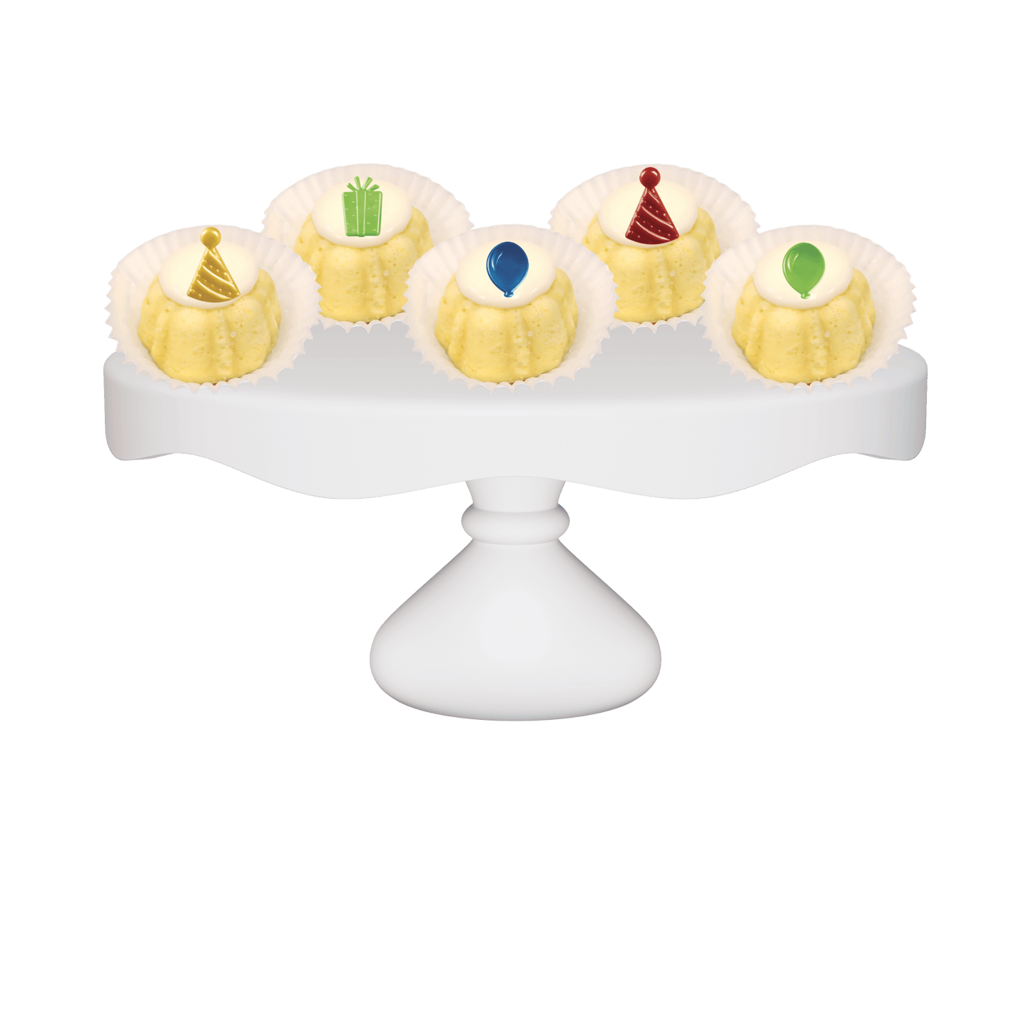 One Dozen Bitty Bundts Lemon Squeeze Birthday Icons Bundtcake Rings Bundt Cakes-Bundt Cakes-