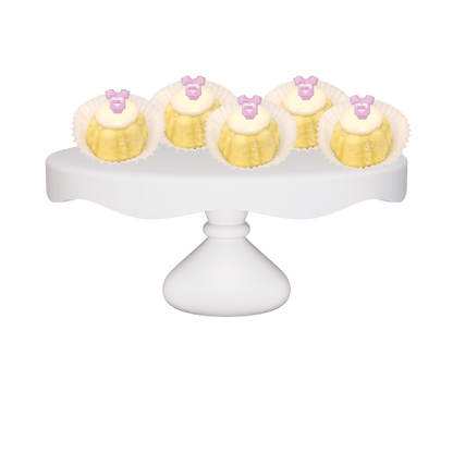 One Dozen Bitty Bundts Lemon Squeeze "It's a Girl" Bundt Cakes-Bundt Cakes-