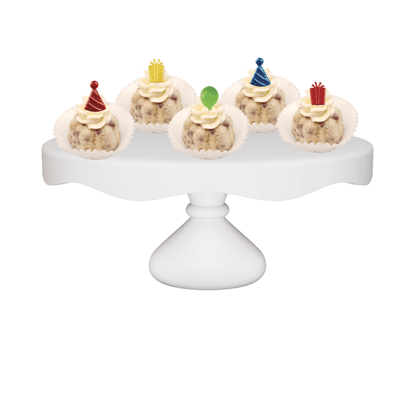 One Dozen Bitty Bundts Raspberry Truffle Birthday Icons Bundtcake Rings Bundt Cakes-Bundt Cakes-