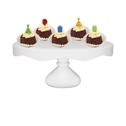 One Dozen Bitty Bundts Red Velvet Birthday Icons Bundtcake Rings Bundt Cakes-Bundt Cakes-