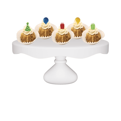 One Dozen Bitty Bundts Snickerdoodle Birthday Icons Bundtcake Rings Bundt Cakes-Bundt Cakes-