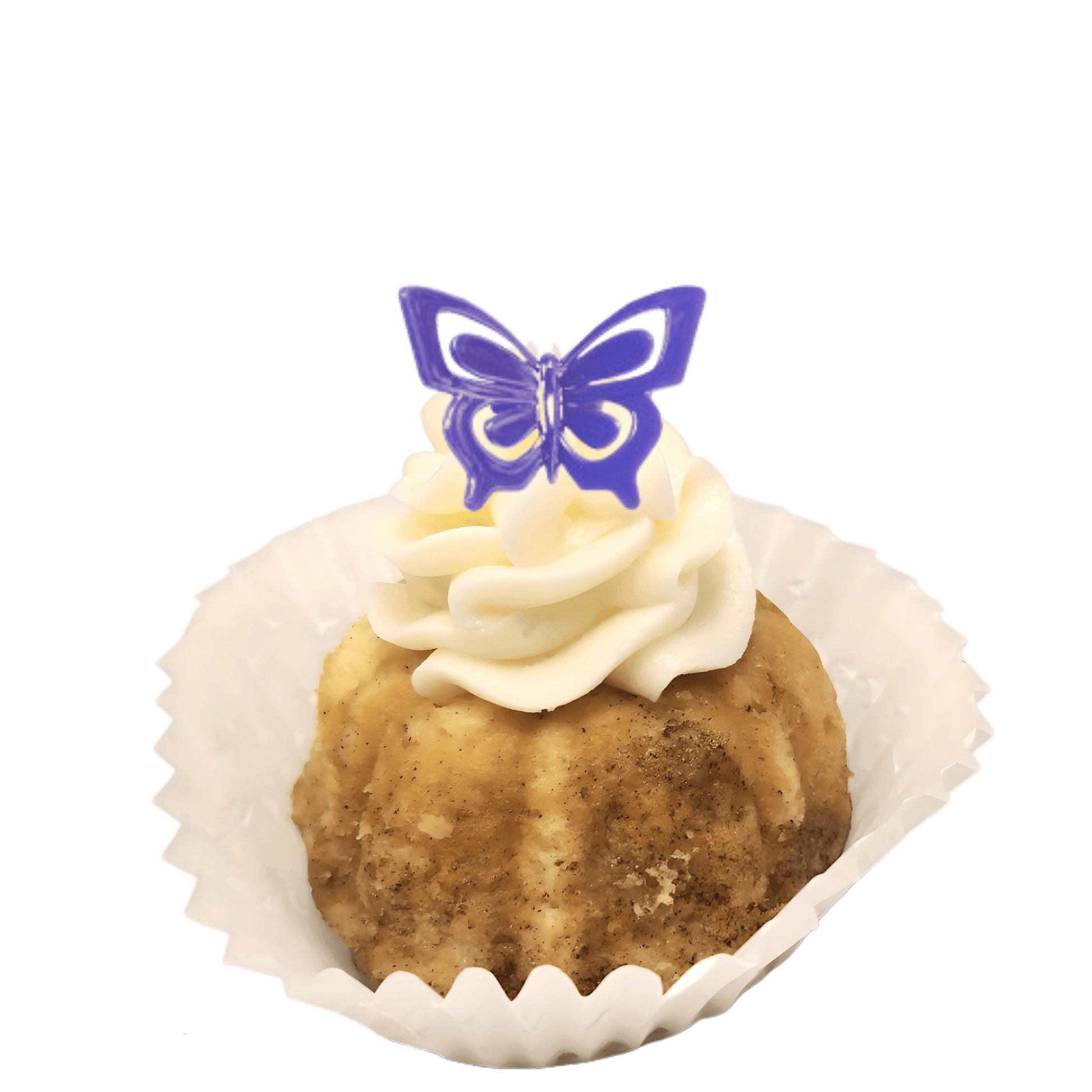 One Dozen Bitty Bundts Snickerdoodle Butterfly Bundt Cakes-Bundt Cakes-