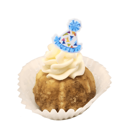 One Dozen Bitty Bundts Snickerdoodle Happy Birthday Bundtcake Rings Bundt Cakes-Bundt Cakes-