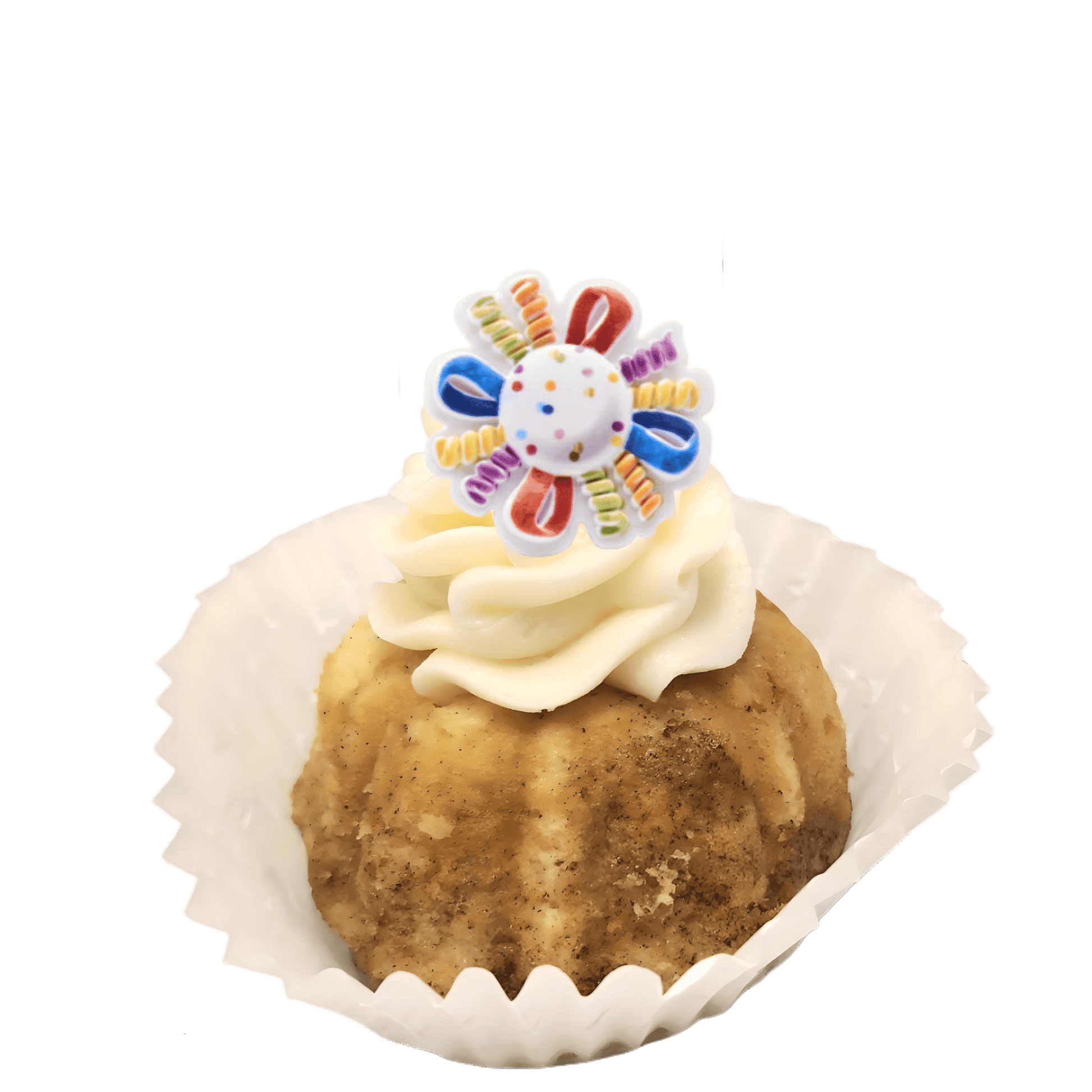 One Dozen Bitty Bundts Snickerdoodle Happy Birthday Bundtcake Rings Bundt Cakes-Bundt Cakes-