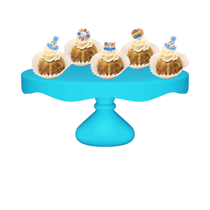 One Dozen Bitty Bundts Snickerdoodle Happy Birthday Bundtcake Rings Bundt Cakes-Bundt Cakes-